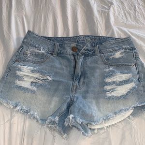 American eagle high waisted Jean shorts